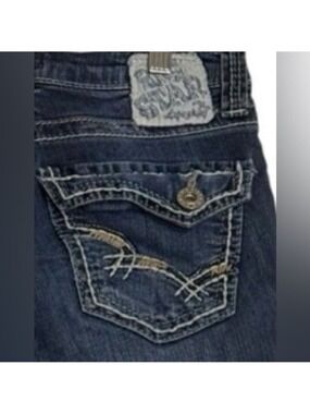 Big Star Maddie Bermuda Denim Shorts 26 Cowgirl Western